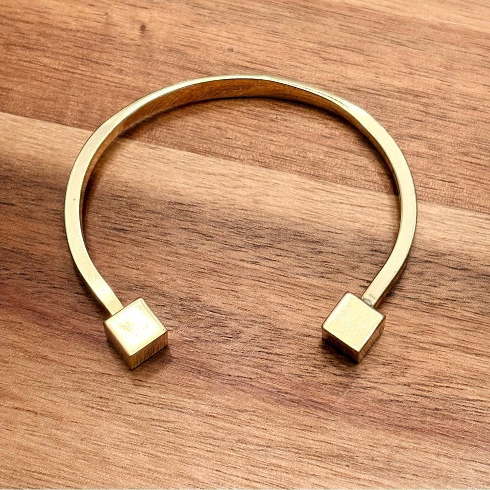 J.Crew | Mercantile Cube Cuff Bracelet | 2.25” Diameter